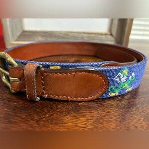 Smathers and Branson Fighting Irish Notre Dame Belt Size 32 Excellent Condition